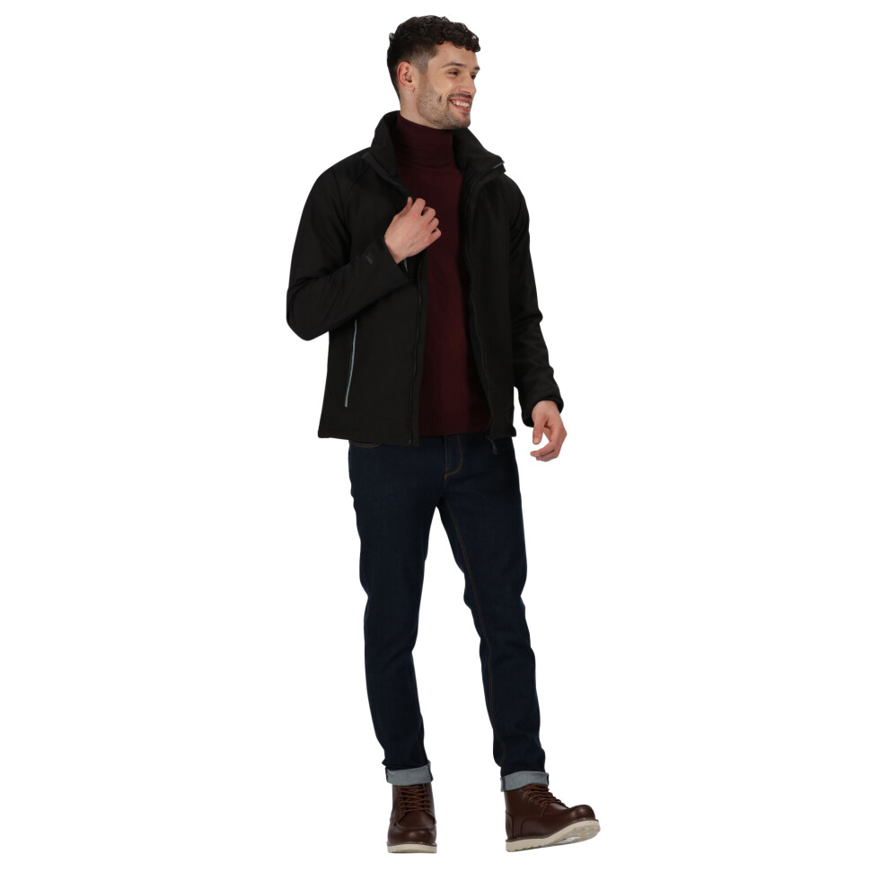 (2XL, Black) Regatta Mens Apex Soft Shell Jacket