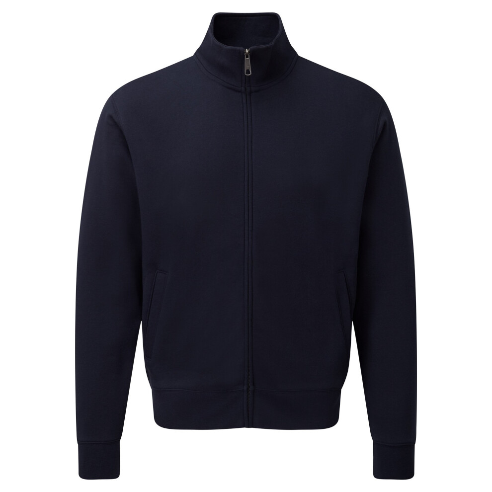 Russell (Xl, French Navy) Authentic Full Zip Sweatshirt Jacket Men's Blue