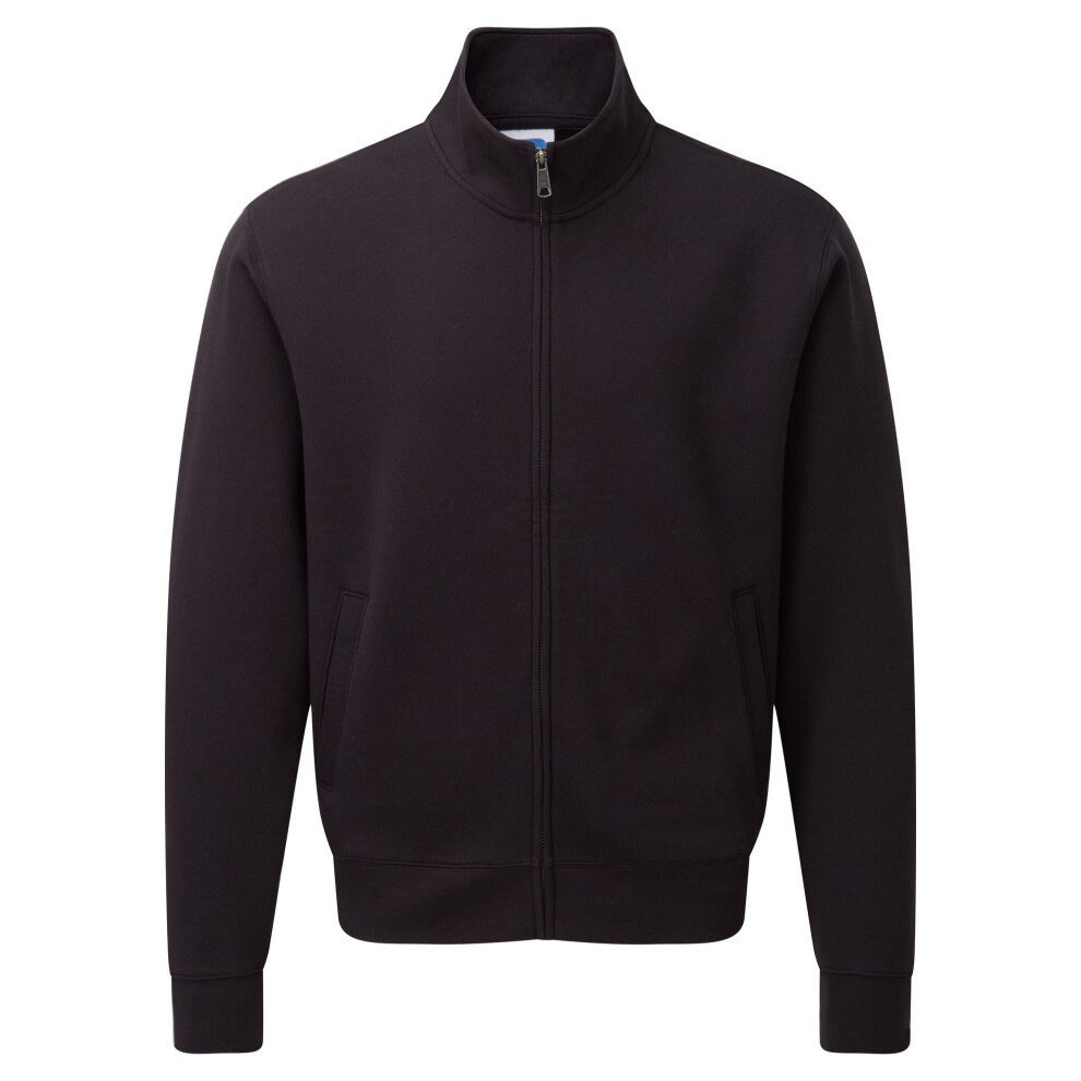 (3XL, Black) Russell Mens Authentic Full Zip Sweatshirt Jacket