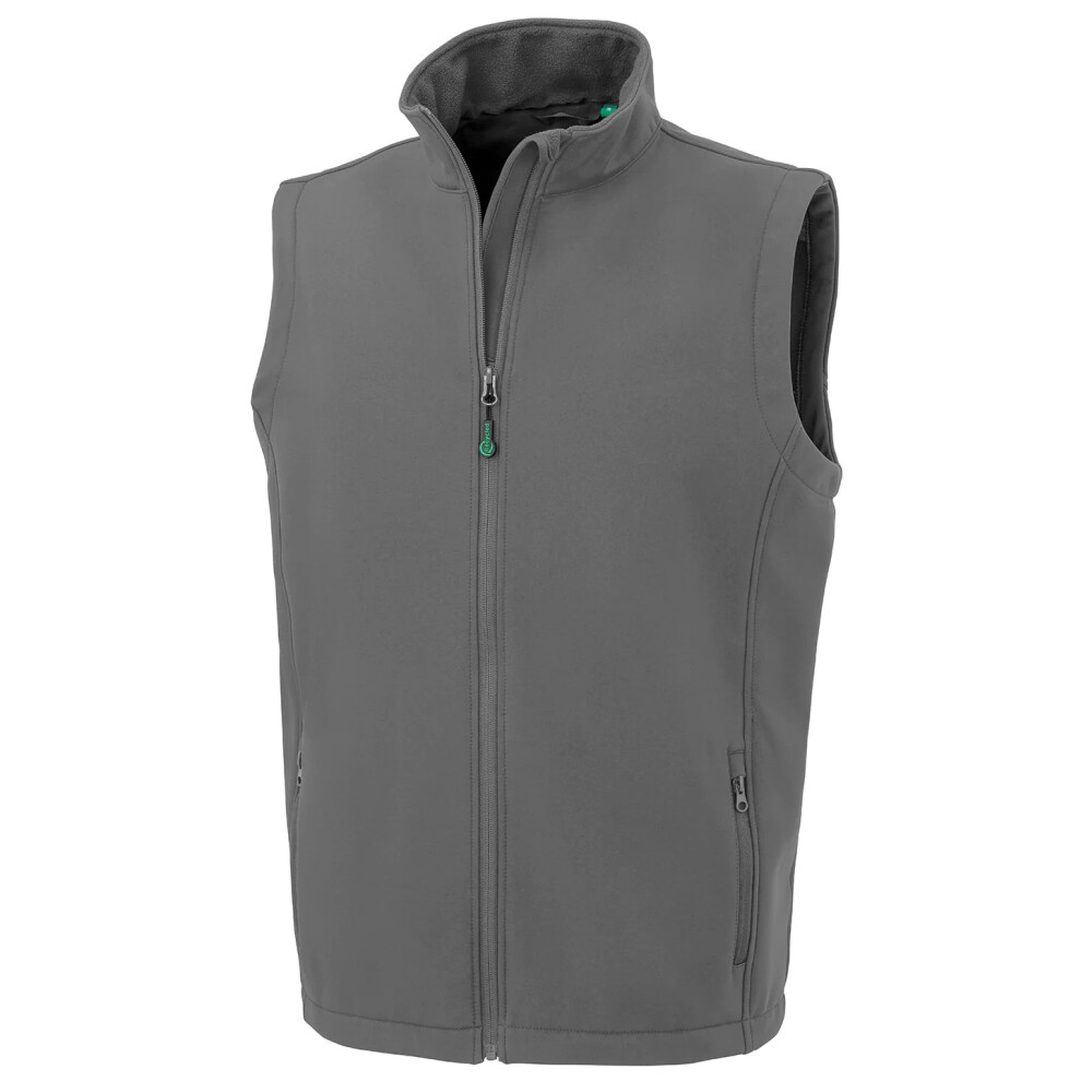 (3XL, Workguard Grey) Result Genuine Recycled Mens Softshell Printable Body Warmer