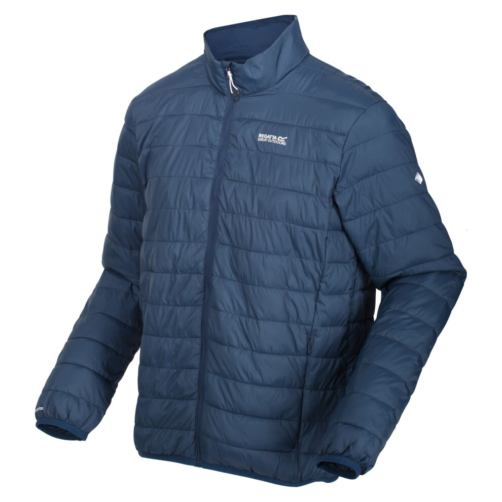 (S, Moonlight Denim) Regatta Mens Hillpack Quilted Insulated Jacket