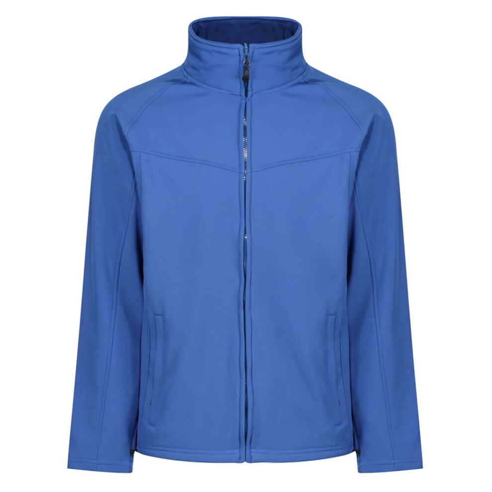 (M, Royal Blue) Regatta Uproar Mens Softshell Wind Resistant Fleece Jacket