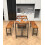 3-Piece Dining Table and Bench Set 4-Person Space-Saving Dinette 7