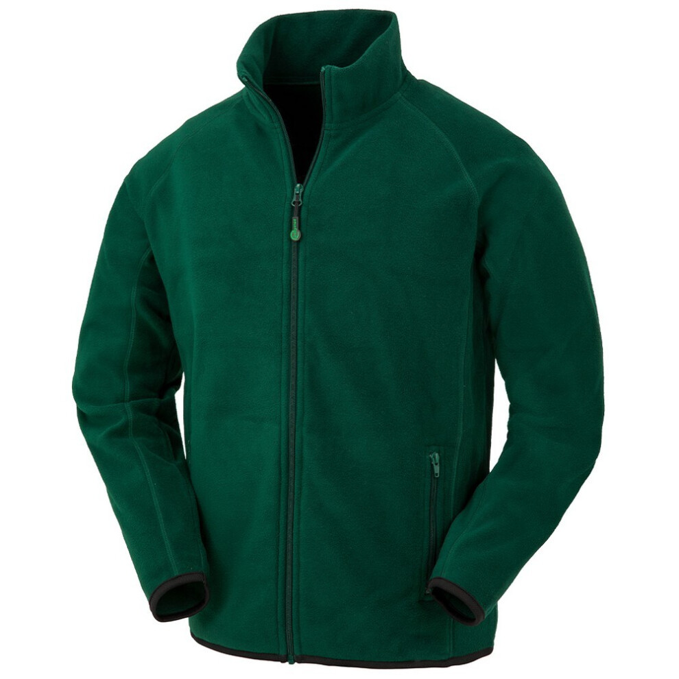 (L, Forest Green) Result Genuine Recycled Mens Polarthermic Fleece Jacket