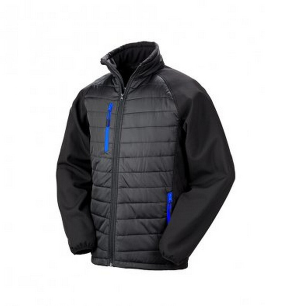 Black Compass Padded Soft Shell Jacket