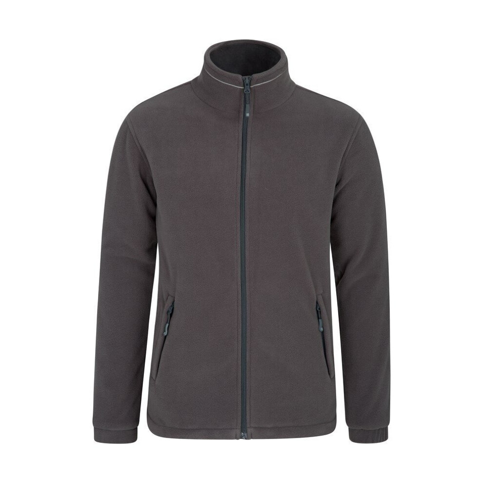 (M, Dark Grey) Mountain Warehouse Mens Bernard Windproof Fleece Jacket 