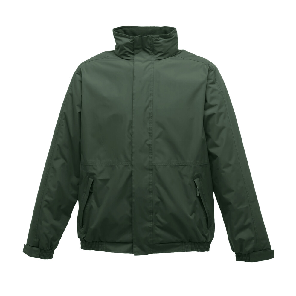 (2XL, Dark Green/Dark Green) Regatta Dover Waterproof Windproof Jacket (Thermo-Guard Insulation)