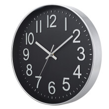 12"Wall Clock Silent & Non Ticking Modern Quartz