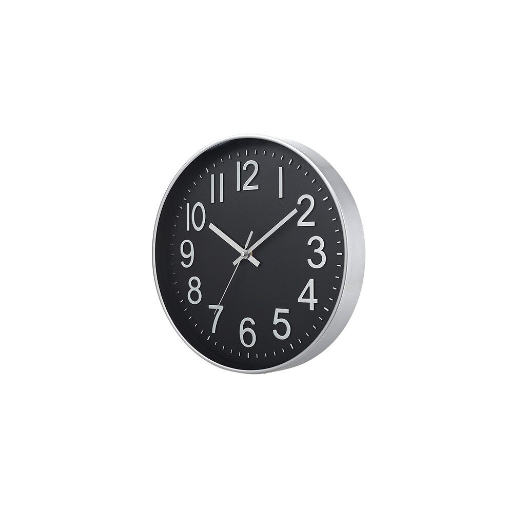 12"Wall Clock Silent & Non Ticking Modern Quartz