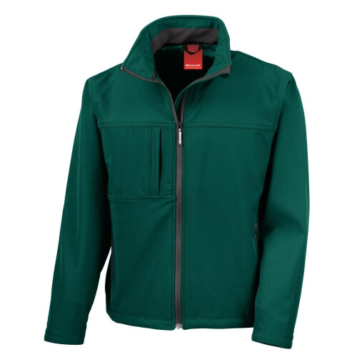 Result (XL, Bottle Green) Result Mens Softshell Premium 3 Layer Performance Jacket (Waterproof, Windproof & Breathable)