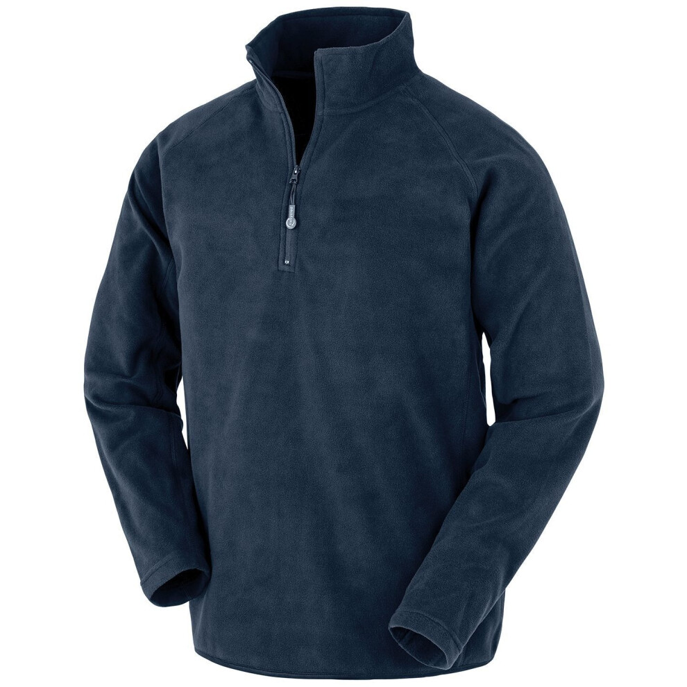 (3XL, Navy) Result Genuine Recycled Mens Fleece Top