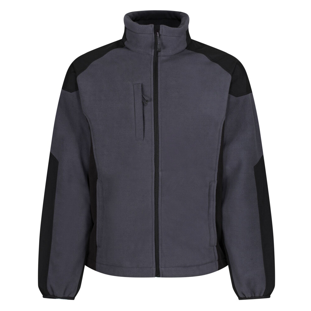 (2XL, Seal Grey) Regatta Mens Broadstone Full Zip Fleece Jacket