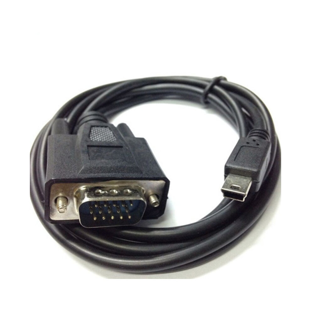 Mini Usb Male 5 Pin To Vga D Sub 15 Pins Adapter Cable For Mobile Dvd Evd 1.5M