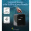 Cristal 4L Compact Cooler (Mini Fridge Style) with Built-in 12V Adapter - Black 4