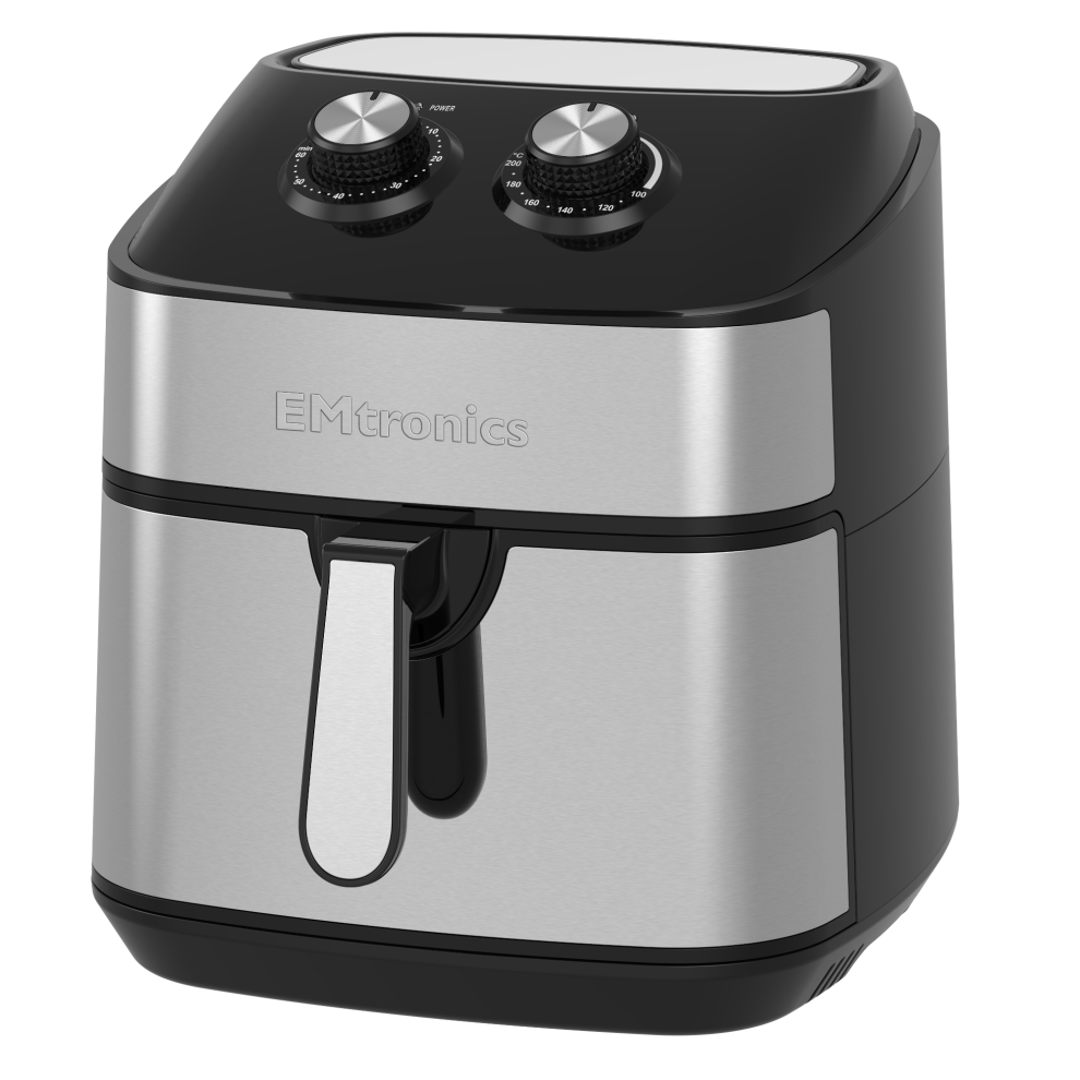 EMtronics EMAFS9S 9 Litre Air Fryer - Stainless Steel