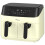 EMtronics EMtronics Double Basket Air Fryer 9 Litre with 99 Minute Timer - Cream 1