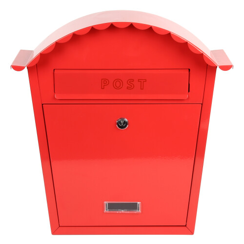 EMtronics (Red) EMtronics Stainless Steel Wall Mountable Post Box