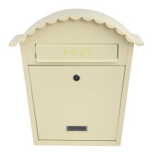 (Cream) EMtronics Stainless Steel Wall Mountable Post Box