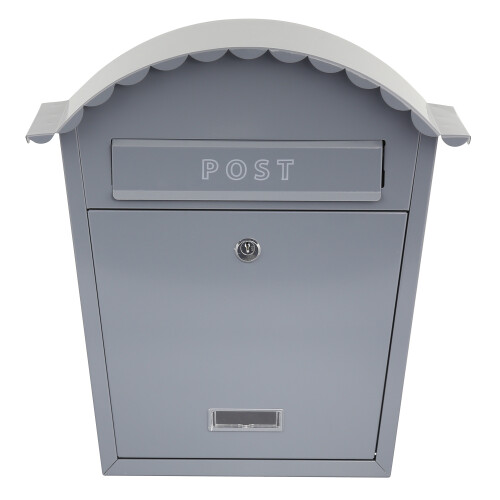 EMtronics (Dark Grey) EMtronics Stainless Steel Wall Mountable Post Box