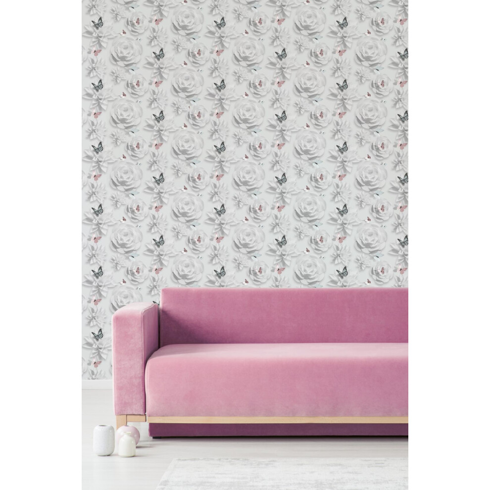 Superfresco Easy Origami Floral Wallpaper