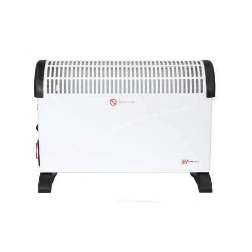 EMtronics (White, 2000W With 24 Hour Timer) EMtronics Convection Heater 2000W with Thermostat