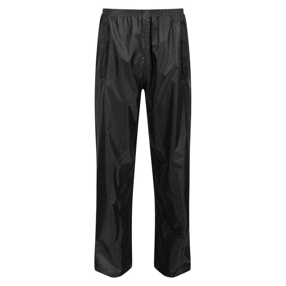 (L, Black) Regatta Professional Mens Pro Stormbreaker Waterproof Overtrousers