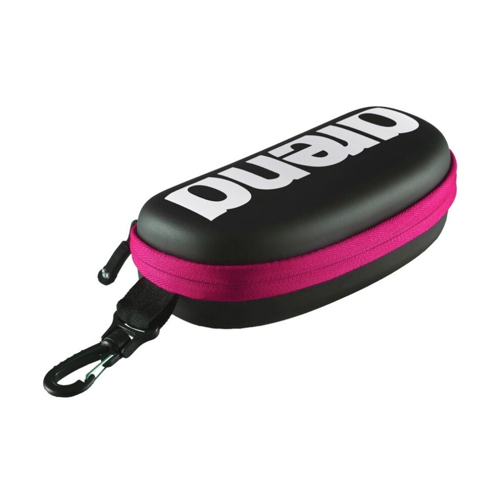 (One Size, Black/White/Fuchsia) Arena Swimming Goggles Case