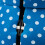 Adjustable Dressmakers Dummy - Duck Egg Blue Polka Dot. Available in 4 Sizes. 6