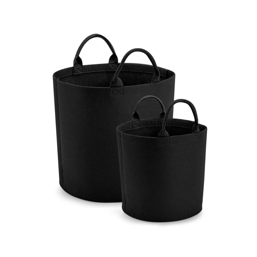 (40cm x 40cm, Black) Bagbase Felt Trug