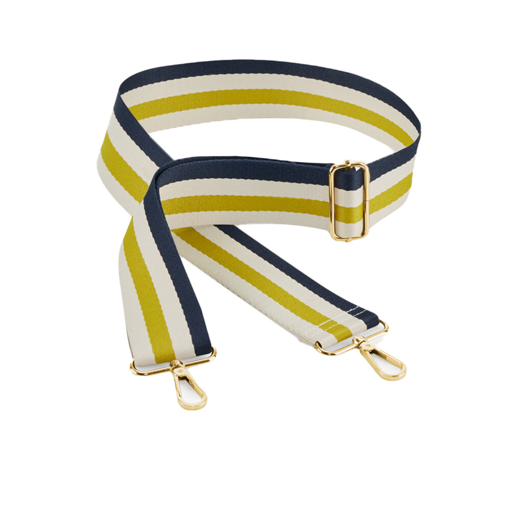 (One Size, Navy/Oyster/Yellow) Bagbase Adjustable Bag Strap