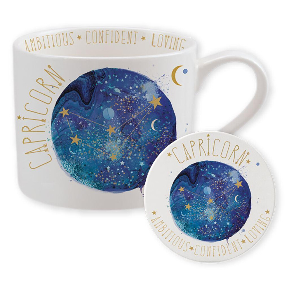 Summer Thornton Capricorn Mug and Coaster Set