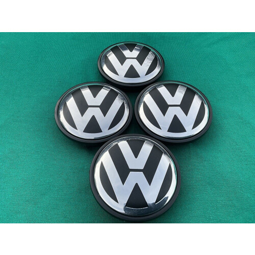 Volkswagen Volkswagen Alloy Wheel 65mm Centre Caps - 4x caps