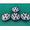 Volkswagen Volkswagen Alloy Wheel 65mm Centre Caps - 4x caps 4