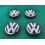Volkswagen Volkswagen Alloy Wheel 65mm Centre Caps - 4x caps 6
