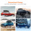 Costway 400L Cargo Box Waterproof Rooftop Cargo Carrier Roof Storage Box Black 9