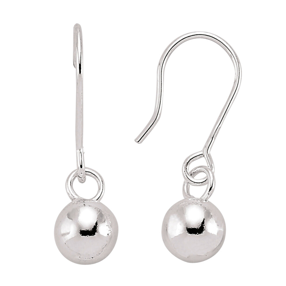 Jewelco London Ladies Sterling Silver Love Me Knot Drop Earrings - GVE159