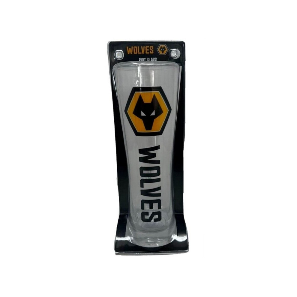 Wolverhampton Wanderers FC Crest Pint Glass