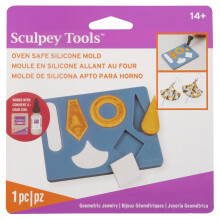 Sculpey silikonimuotti geometrisille koruille