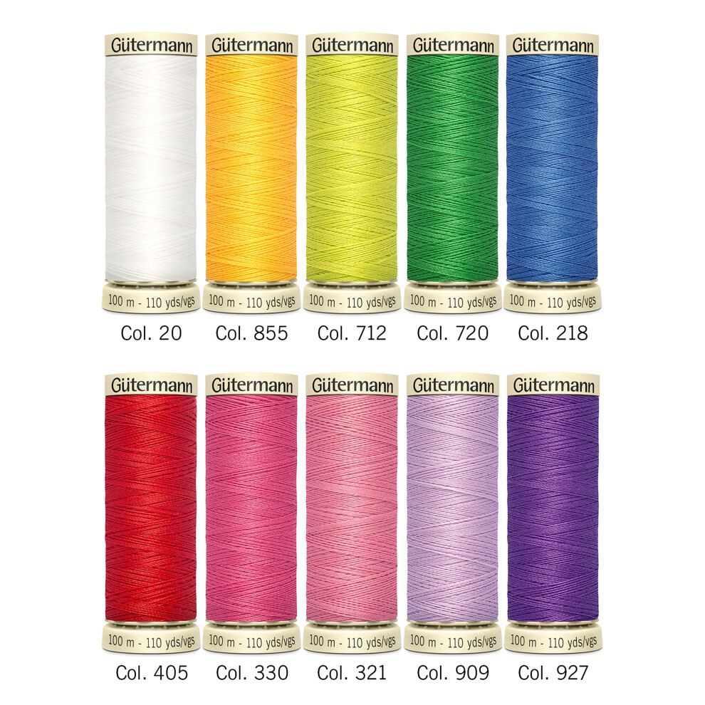 Gütermann Gutermann Sew-All Polyester Thread Set 10 Spools-Pastels 734014-1