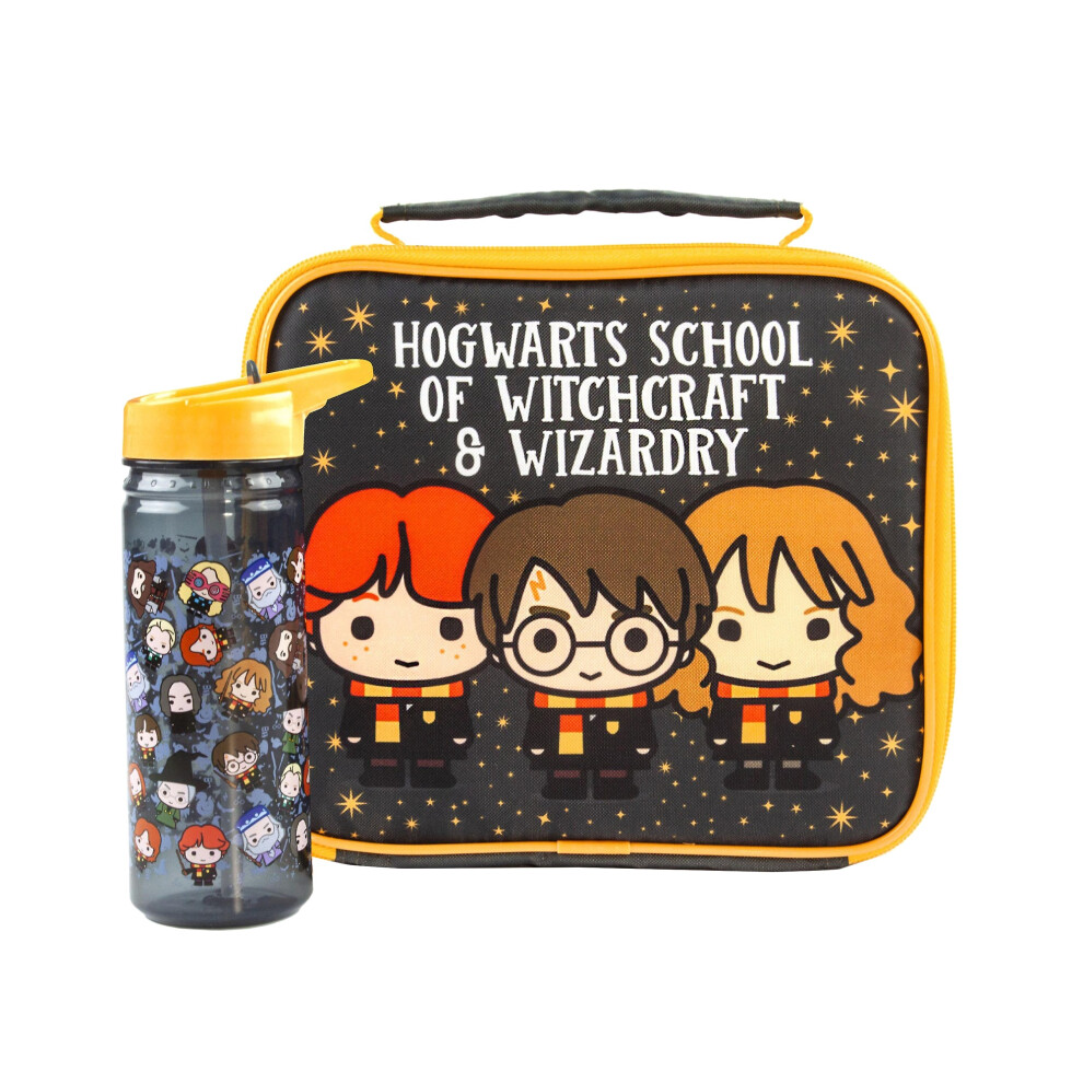 Harry Potter Chibi Lunch Bag And Bottle Set