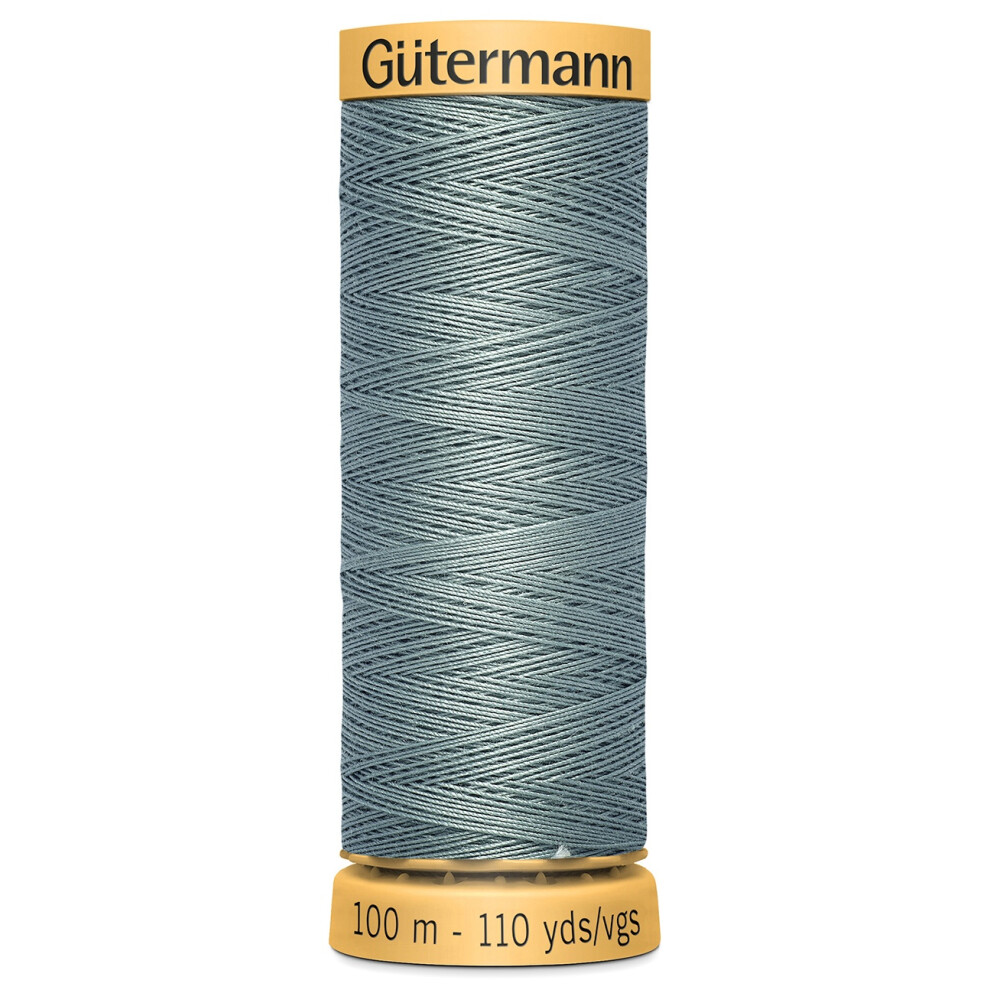 Gutermann Natural Cotton Thread 110yd-Silver Sage 103C-7580