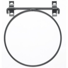 Feed Pail Holder, Wall-Mount, Folds Down, Steel -SR250
