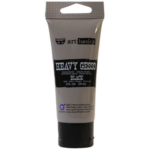 Finnabair Art Basics Heavy Gesso 2oz-Black 962968