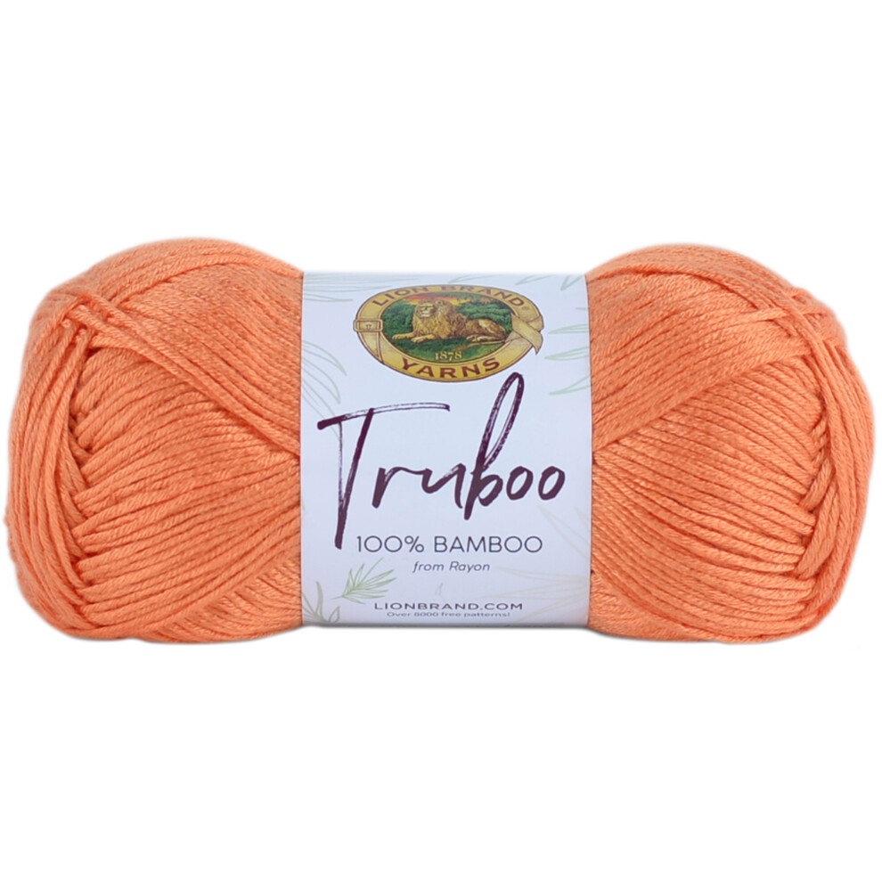 (1 Strang) Lion Brand Yarn Truboo Yarn Mandarine-image
