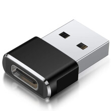 (Black) Cadorabo USB Adapter - USB C to USB Adapter Converter