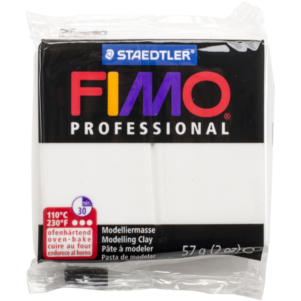 Fimo Professional Soft Polymer Clay 2oz-White EF8005-0