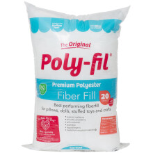 Fairfield Poly-Fil Premium Polyester Fiberfill-20oz PF20B