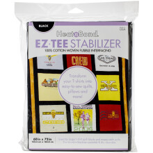HeatnBond EZ-TEE Woven Fusbile Stabilizer-Black 60"X72" Q2174
