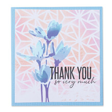 SIZZIX SCHABLONEN FÜR GEÖFFNETE GEO BLUMEN VON OLIVIA ROSE | 664917 | CHAPI