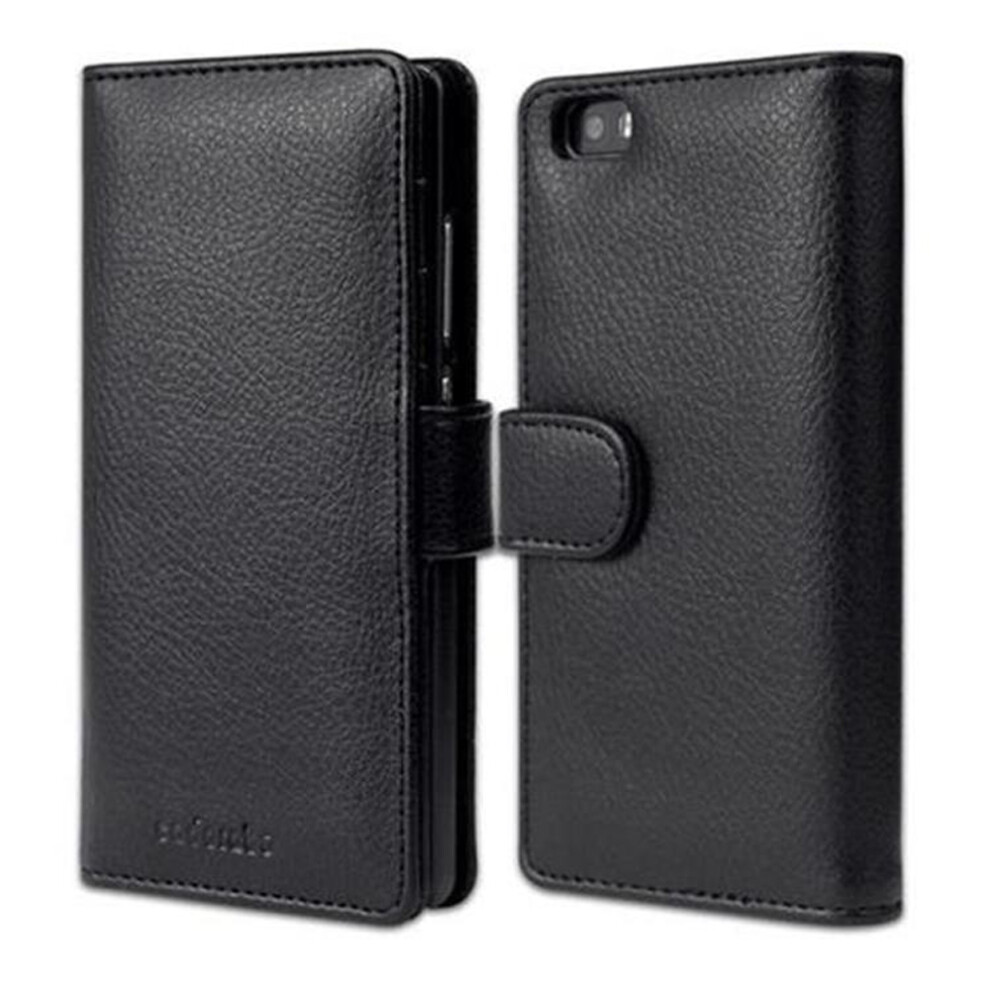 Cadorabo (Midnight ) Case For Huawei P8 Lite 2015 Case Cover Black